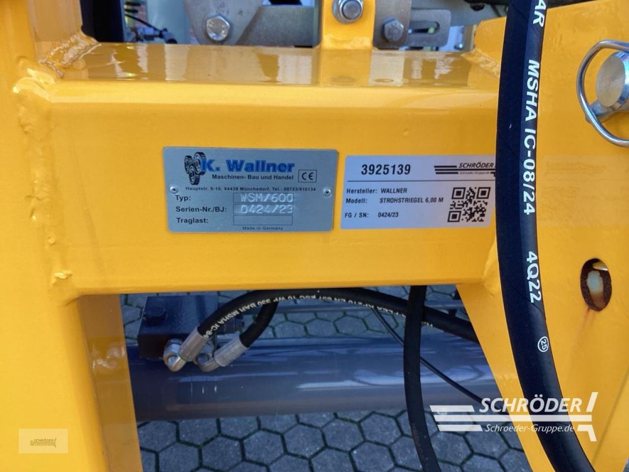 Sonstige Bodenbearbeitungsgeräte Türe ait Wallner STROHSTRIEGEL WSM 600 | NEU, Gebrauchtmaschine içinde Norden (resim 5)